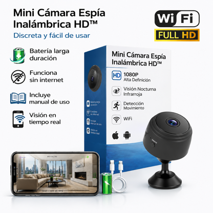 Mini Cámara Espía Inalámbrica HD™
