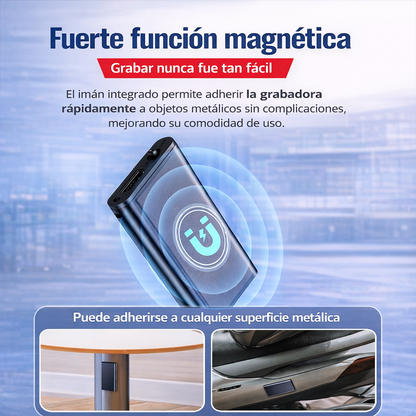 SpyRec™ – Mini Grabadora de Voz Espía Ultraportátil